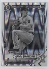 2021 Bowman Draft Chrome Black & White RayWave Refractor Shane Panzini 06xp