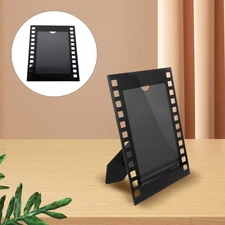 Film Strip Photo Frame: Creative Movie Night Picture Display Holder - 7 Inch