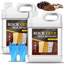 Rock Glue for Landscaping - Strong Mulch Glue for Pea Gravel Landscape, Conce...
