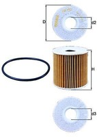 Mahle OX 192D ÖLfilter Passend FüR Nissan