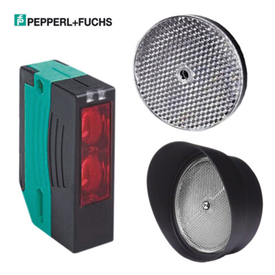 Reflexions Lichtschranke 14m Pepperl + Fuchs Visolux 128118 RLK29-55/25/116-SET