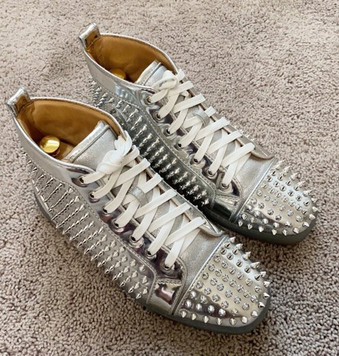 Authentic Christian Louboutin Silver 