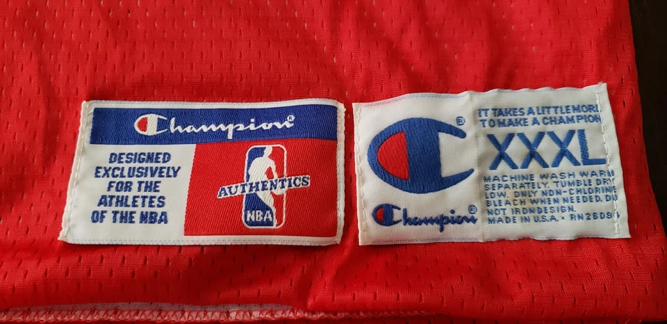 SIGNED Champion NBA Authentics Atlanta Hawks Cal Bowdler #6 Reversible Jersey - Image 2 of 4