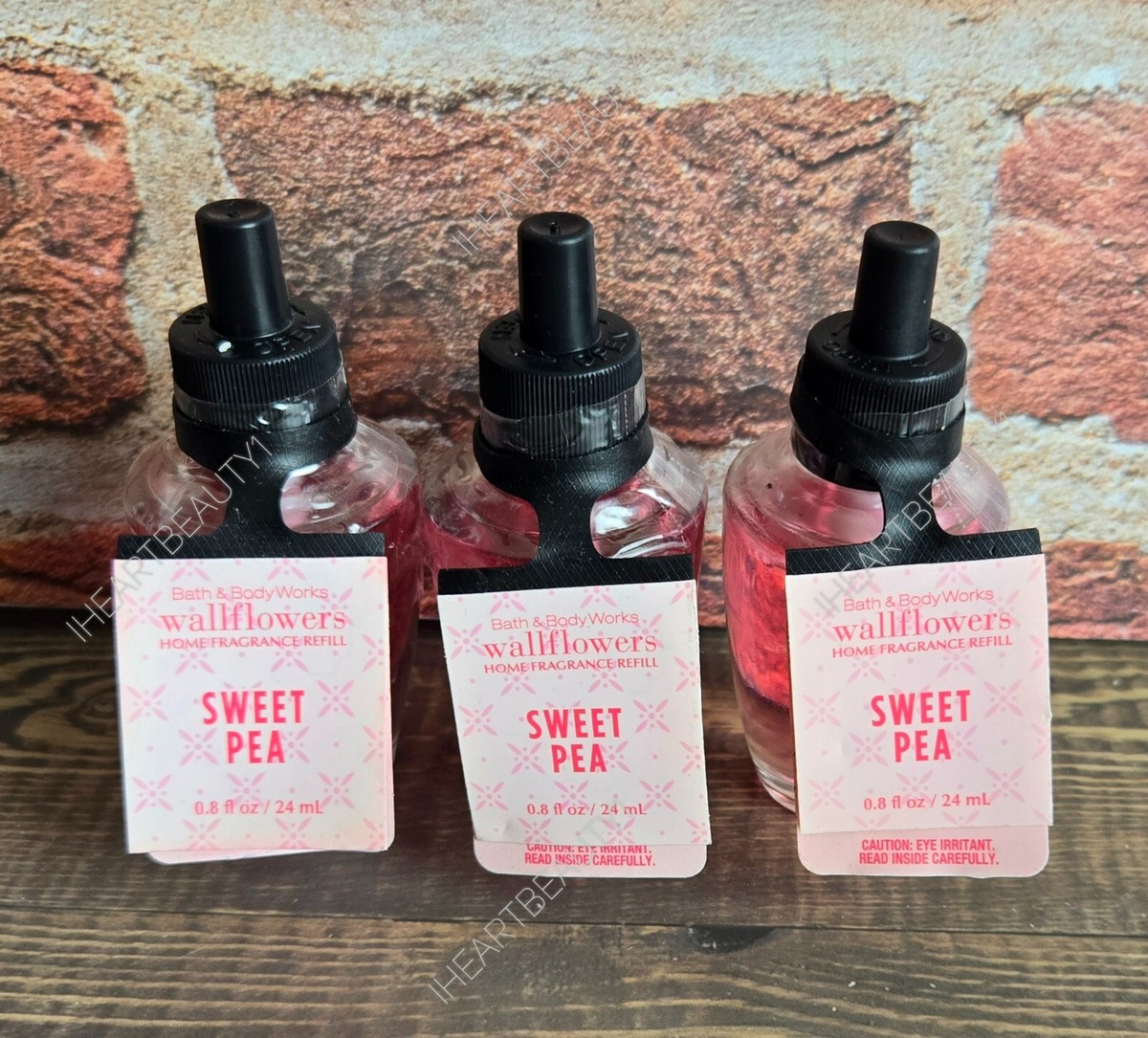 bath and body works sweet pea wallflowers home fragrance refill x3