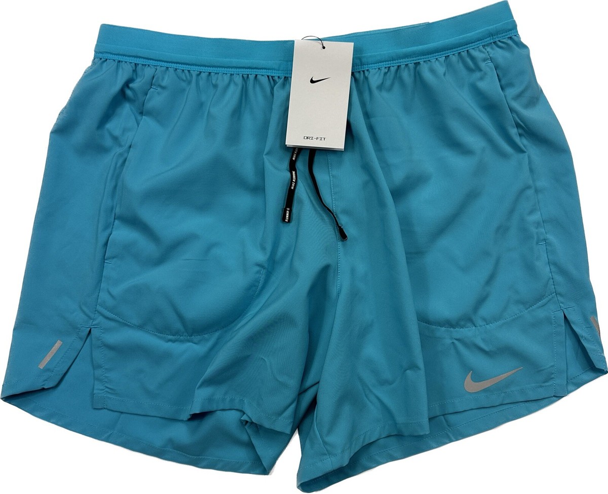nike running flex stride 5 inch short in blue