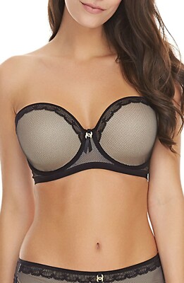 Freya AA1803 Idol Allure Convertible Contour Strapless Bra size 32 i (DDDDDD)