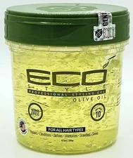 Eco Professional Styling Gel Max Hold with Olive Oil for All Hair Types 16 fl oz