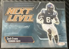ZACH EVANS 2023 SAGE Low Series Gold Next Level Ole Miss/LA Rams #94