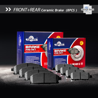Front & Rear Ceramic Disc Brake Pads For 2004 - 2017 Nissan Quest X-Trail