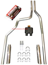 Mandrel Bent Dual Exhaust w/ Flowmaster Super 10 Muffler Fits 06-08 Dodge Ram