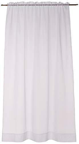 Stylemaster Elegance Sheer Voile, 60" X 84" | Panel, White - Picture 1 of 8