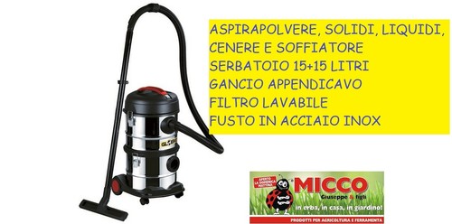 ASPIRAPOLVERE ASPIRATUTTO SOLIDI LIQUIDI CENERE SOFFIATORE 1200W COMBINATO  AUTO | eBay