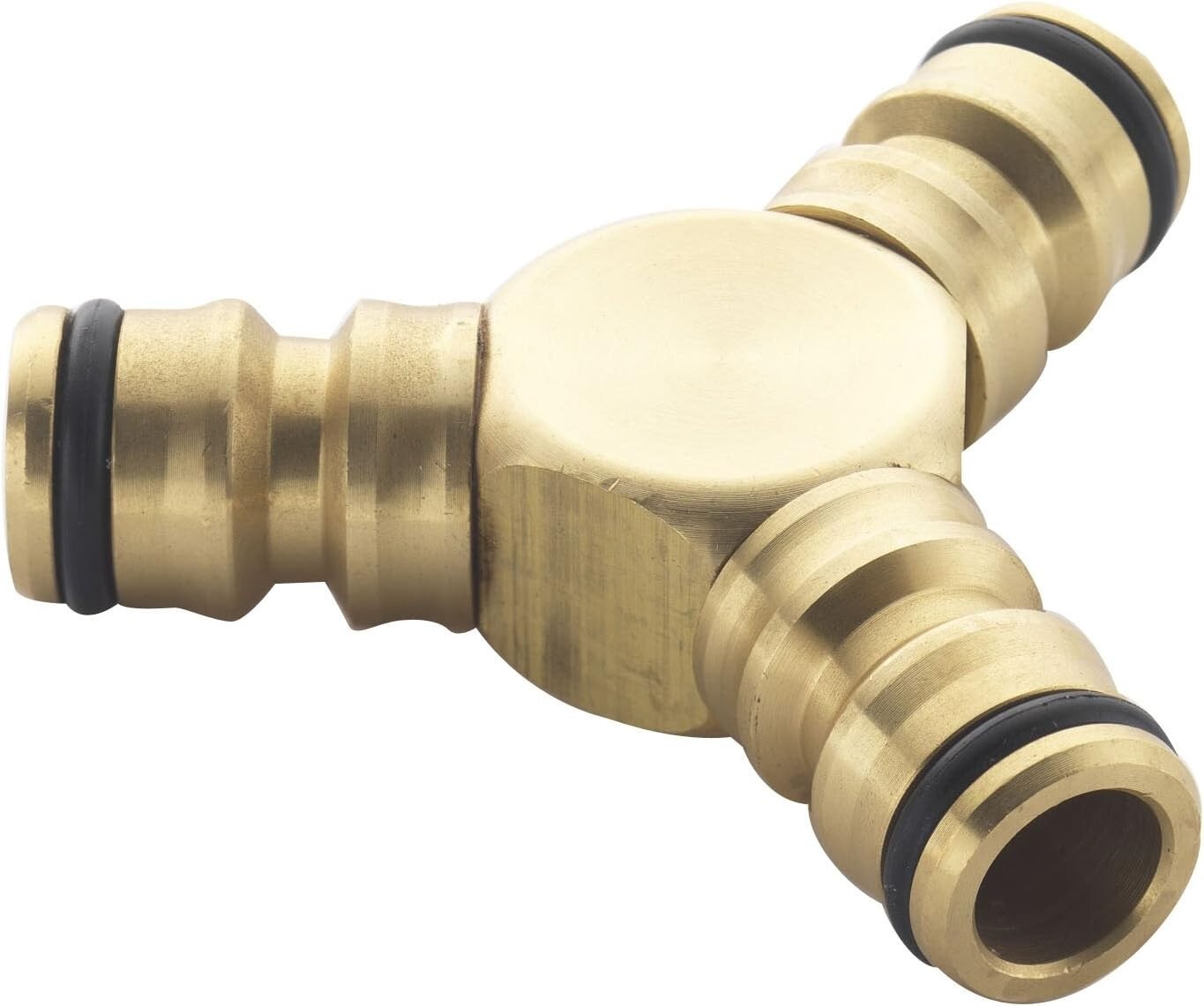Spear and Jackson BWF8  Triple Male Brass Quick Fit Hose Connector