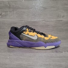 Nike Kobe 7 Poison Dart Frog Lakers Mens Size 6 6y Black Purple Basketball...