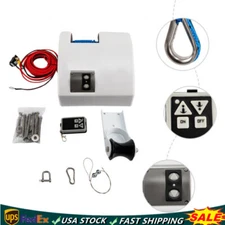 45 LBS Free Fall Saltwater Marine Boat Electric Anchor Winch W/ Wireless Remote