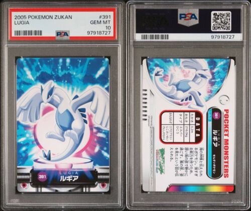 PSA 10 GEM MINT Lugia #391 Carddass Zukan Advanced Gen. Bandai Pokémon POP 2 - Picture 4 of 4
