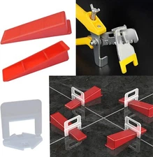500pcs Tile Leveling System Kit 1/8” Reusable Floor Wall Tiles Leveler Spacers