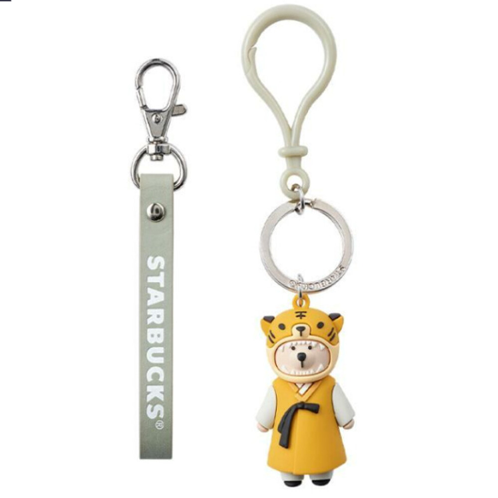 【韓国スタバ】2022新年★New Year tiger bearistar keychain Starbucks Korea Tiger Bearista Key Chain 2022 New year