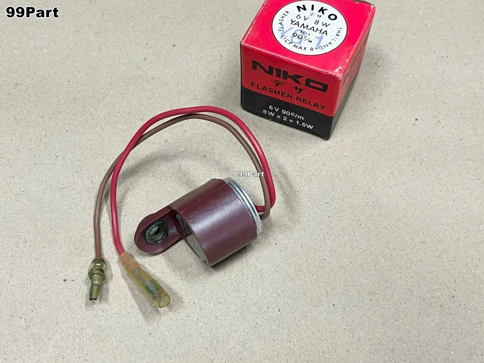 Relé intermitente Yamaha YL1 YL2 YLCM YG1 YGS1 YJ2 U5 U7 MF3 6v 8W mercado de accesorios Foto 4 de 4