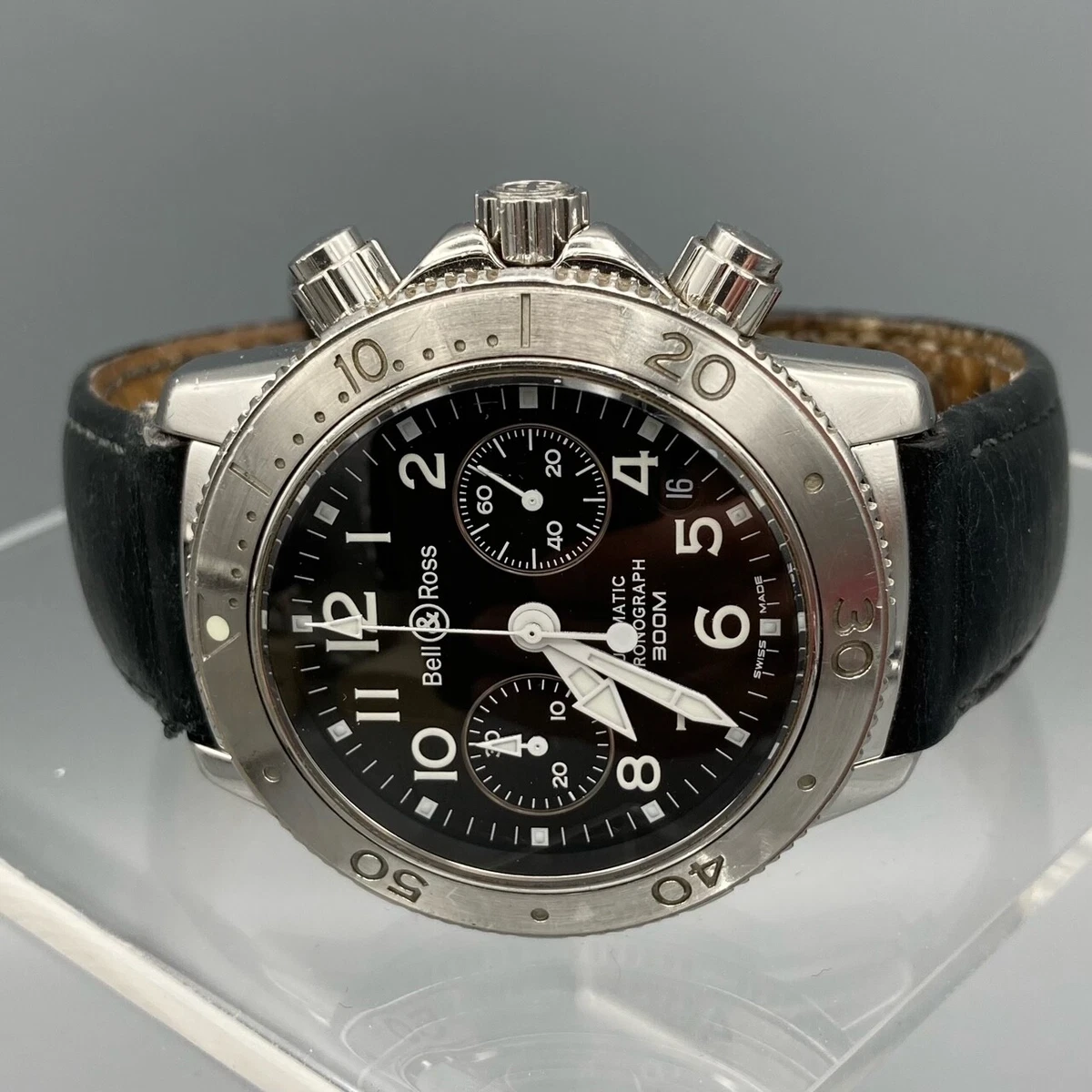 Bell Ross Chronograph Black Dial 500S Watch Diver 300 eBay