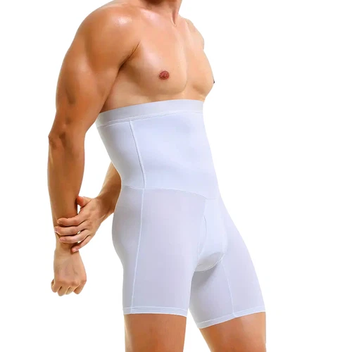 Herren Kompression Hohe Taille Boxershorts Bauch Slim Body Shaper Gürtel Hose US - Bild 14 von 29