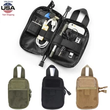 Outdoor Tactical EDC Utility Pouch Nylon MOLLE Compact Pocket Gadget Waist Bag