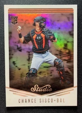 2018 Panini Chronicles Studio #1 Chance Sisco RC Orioles