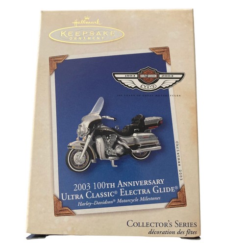 2003 100th Anniversary Ultra Classic Electra Glide Harley-Davidson Ornament NEU - Bild 13 von 13