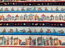 MICHAEL MILLER- PORTOFINO #DCX9673-MULTI-SETTING SAIL STRIPE- BY THE YARD