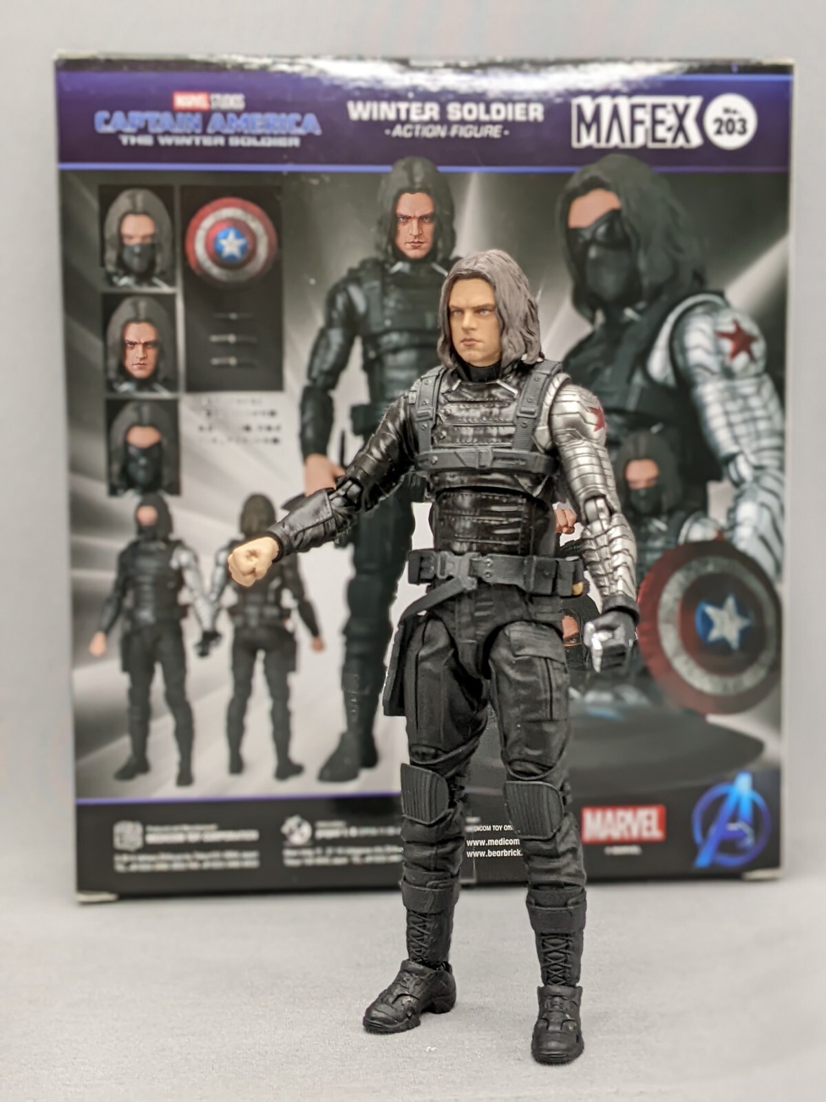 MAFEX 203 WINTER SOLDIER Captain America The Winter Soldier MAFEX 203 WINTER SOLDIER Captain America The Winter Soldier