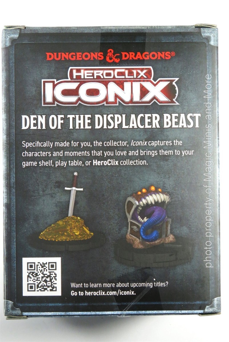 HeroClix Iconix ~ DEN OF THE DISPLACER BEAST Mimic & Longsword