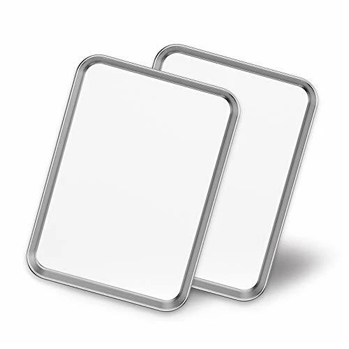 Baking Sheets 2 Pieces, Stainless Steel Baking Pan Tray Cookie Sheet,9"X7"X1"
Opens in a new window 