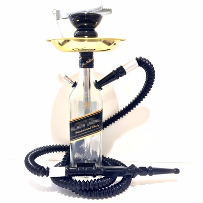 Johnnie Walker Hookah Shisha Narghile Chicha Black Label 1l Glass Bottle Smoke Ebay
