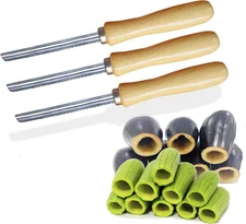 Zucchini Squash Vegetable Corer 3 Pcs Corers Stainless Steel Core Remover Tool K