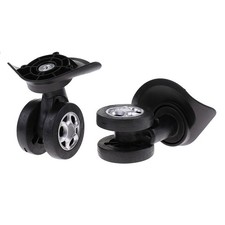 1Pair Replacement Luggage Suitcase Wheels Swivel Universal Trolly Wheel Kits