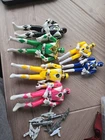 Power Rangers FLIP HEAD Lot of 4 Plus 2 Original Mighty Morphin 1993 Vintage Toy