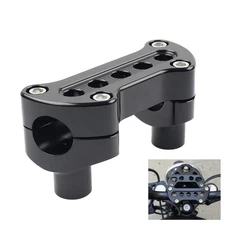1'' Handlebar Riser Top Clamp Mount For Harley Sportster Softail Dyna Road King