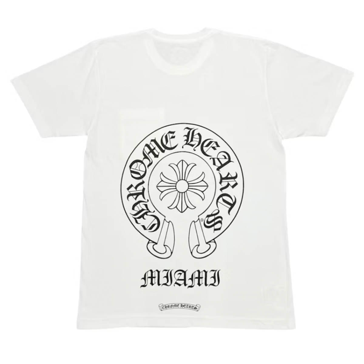 Chrome Hearts Miami Exclusive Horseshoe Pocket Tee White | eBay