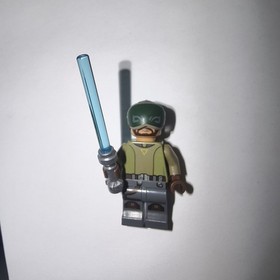 Lego Star Wars Rebels Minifigure Jedi Kanan Jarrus (Blind) Lightsaber 75170!