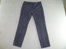 Adrianna Papell Pants Womens Size 4. Dark Blue and White, Slim Ankle Trousers