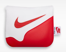 Nike Icon Golf Mallet Putter Headcover NEW Pure Platinum/White/University Red