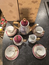 Complete Tea Set Porcelain Vintage Beautiful