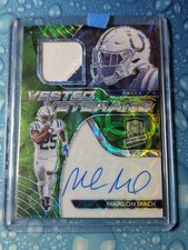 2020 Panini Spectra Vested Veterans Gree Scope Jersey Auto Marlon Mack #'d /25