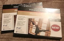 2 HammerMill Jet Print Photo Premium Paper 20 Sheets  4"x 6" HIGH GLOSS