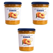 3x Zuegg Confettura di Pesche Pfirsichmarmelade 320g