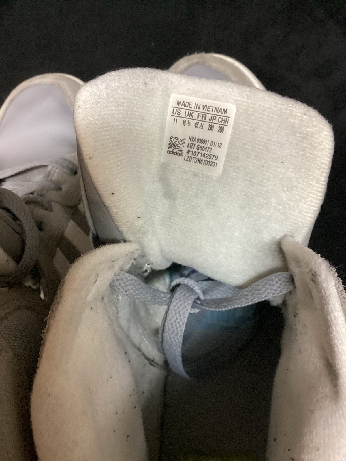 Adidas NEO Label Basketball Gray on Gray Sneakers High Tops Size 11 Style G66472 thumbnail 8