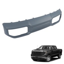 Grey Front Bumper Lower Skid Plate Valance Replacement for Sierra 1500 2022 2023