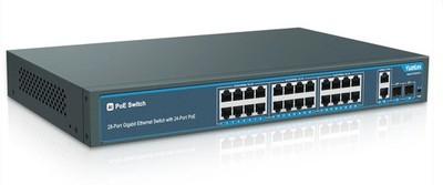 YuanLey Unmanaged 28 port Network Switch: 24 Port PoE+ 2 Uplink + 2 SFP