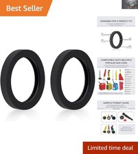 Universal 5 Gal Plastic Gas Can Gaskets   O-Ring Rubber Seals Set of 2