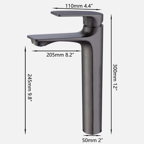 Chrome Black Gold white Bathroom Sink Faucets Single Handle 1 Hole Mixer Tap - Picture 10 of 47